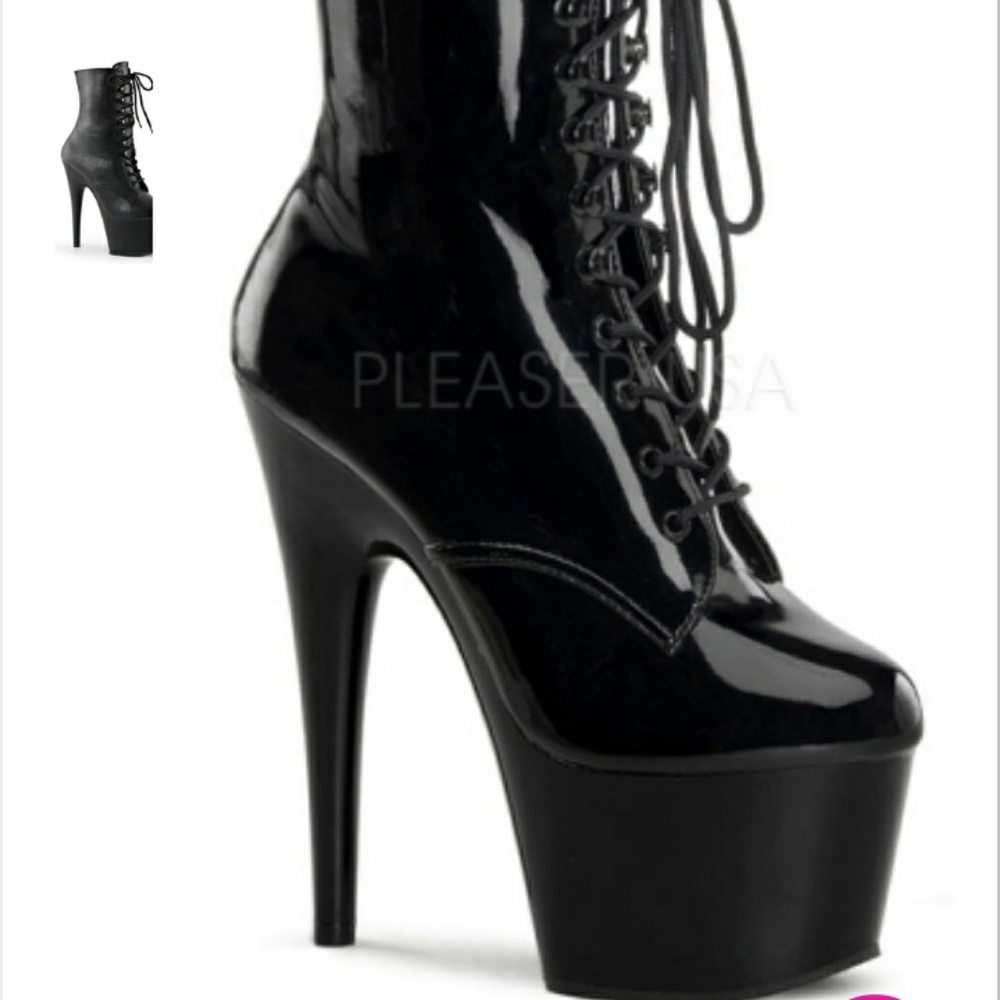 Exotic dancer boots